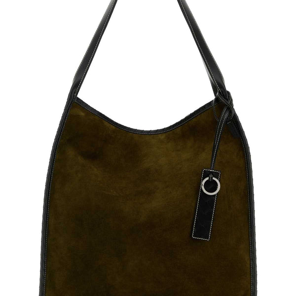 Bottega Veneta Bags? Bottega Veneta Men Army Green Suede Corriere Shopping Bag Premium Designer Shoulder Bag