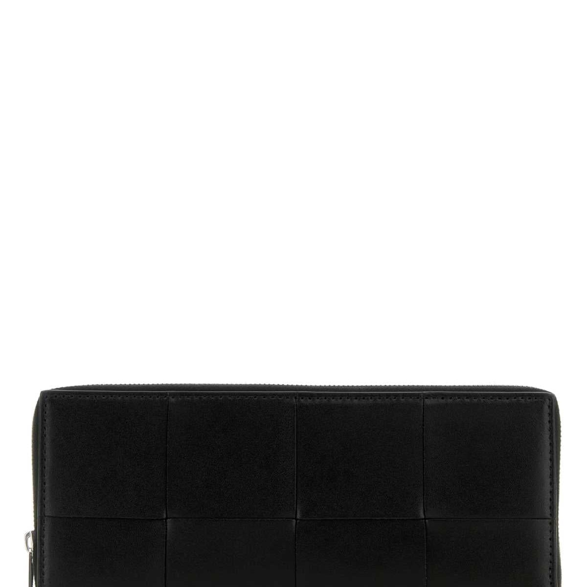 Bottega Veneta Wallets? Bottega Veneta Men Black Leather Intrecciato Wallet Premium Leather Designer Wallet