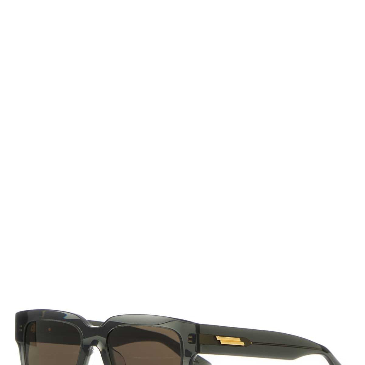 Bottega Veneta Sunglasses? Bottega Veneta Women Dark Green Acetate Ultrathin Sunglasses Premium Fashion Designer Sunglasses