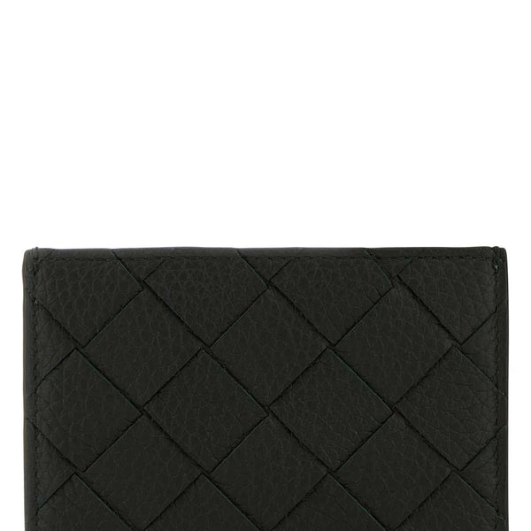 Bottega Veneta Wallets? Bottega Veneta Men Bottle Green Leather Card Holder Compact Luxury Card Wallet