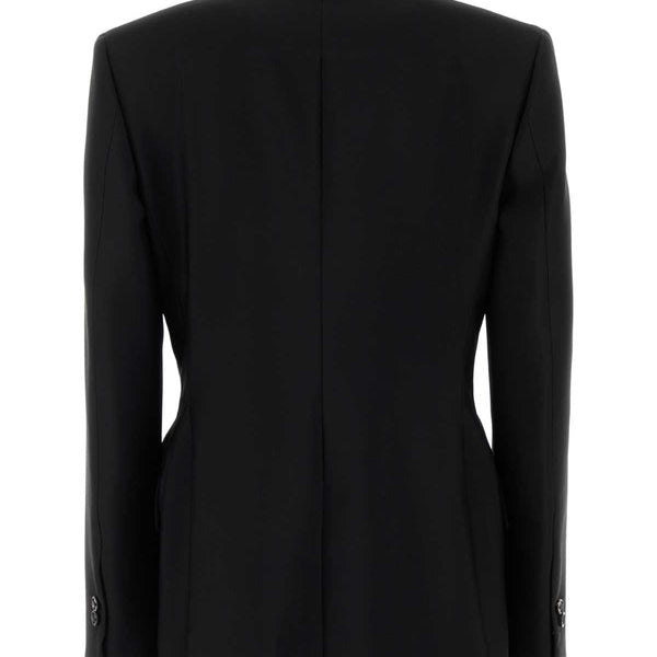 Bottega Veneta Jackets? Bottega Veneta Women Black Wool Blazer Luxury Designer Outerwear Jacket