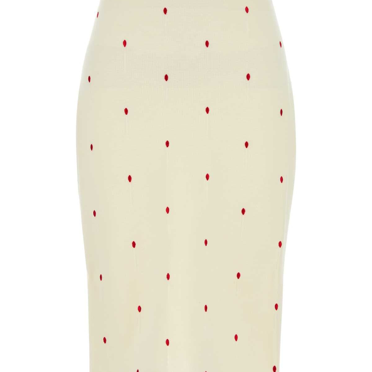 Bottega Veneta Skirts? Bottega Veneta Women Embroidered Cotton Blend Skirt Chic Everyday Designer Skirt