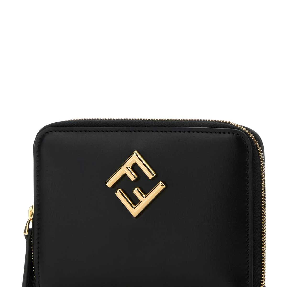 Fendi premium wallets detail and craftsmanship close-up