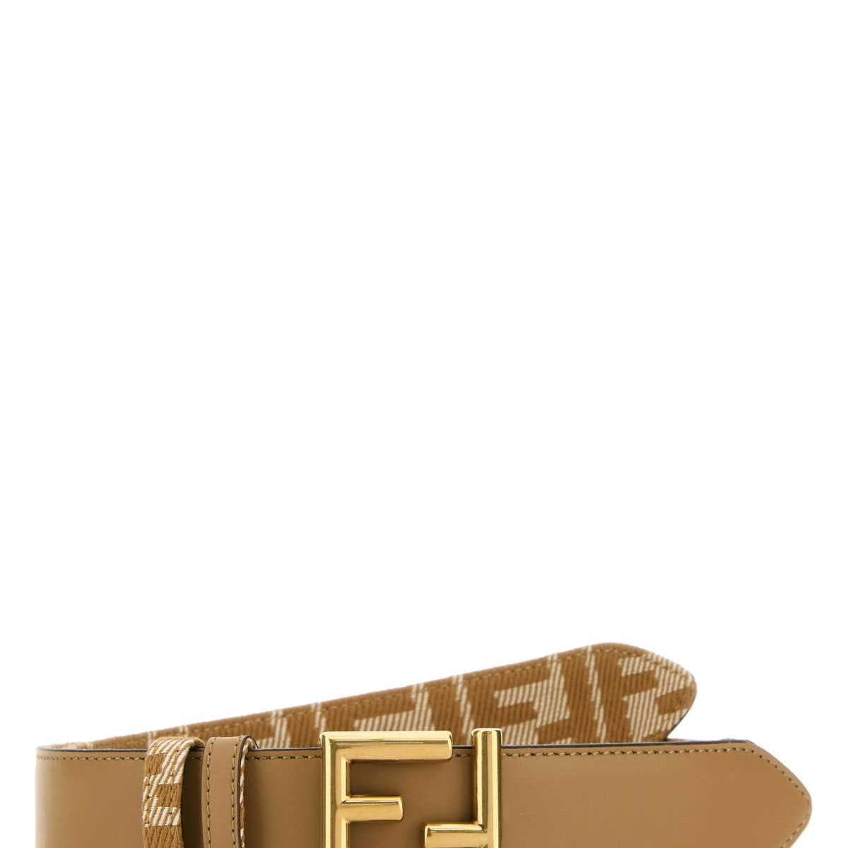 Fendi belts luxury designer piece front view
