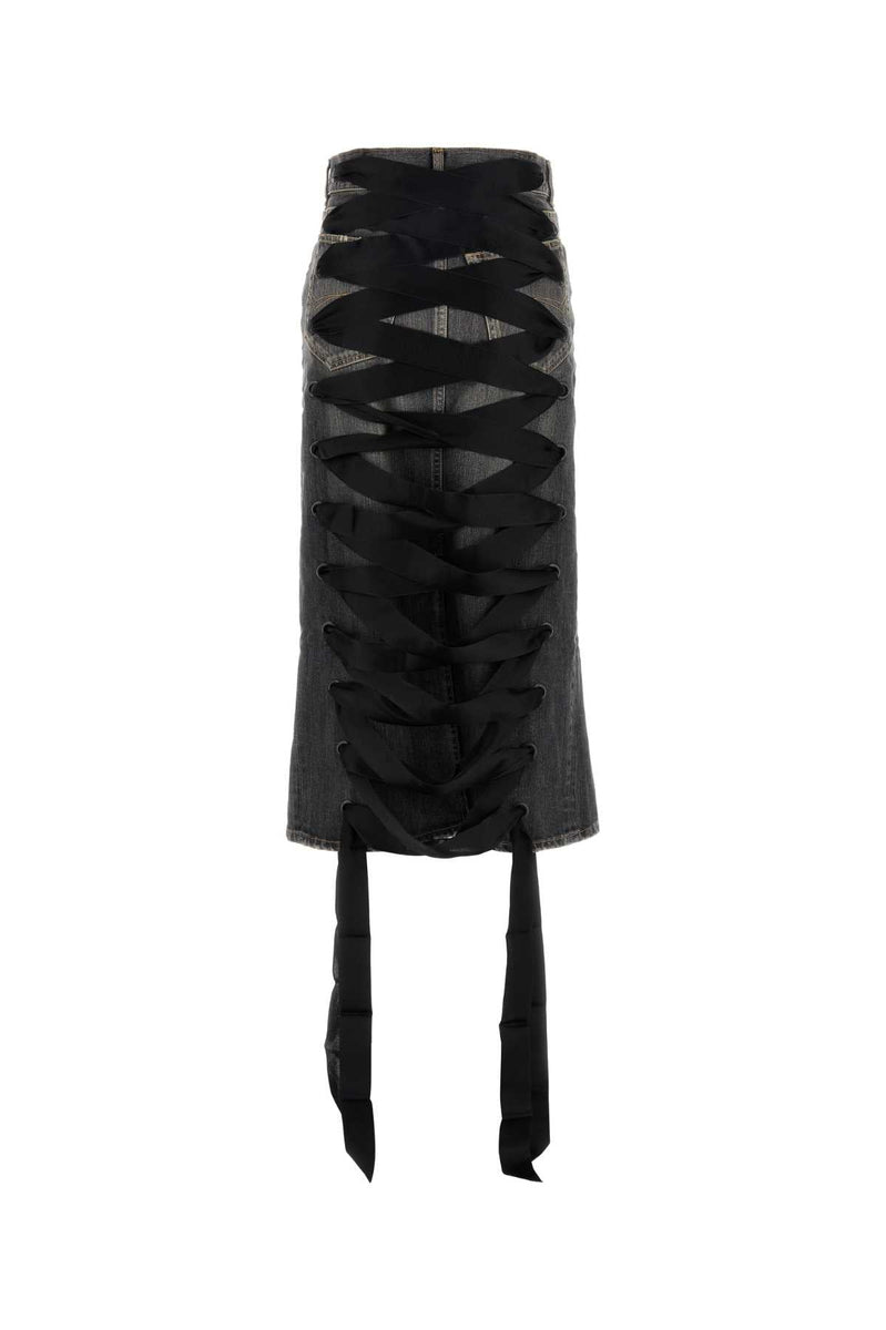 Balenciaga premium skirts detail and craftsmanship close-up