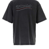 Balenciaga premium tee shirts detail and craftsmanship close-up