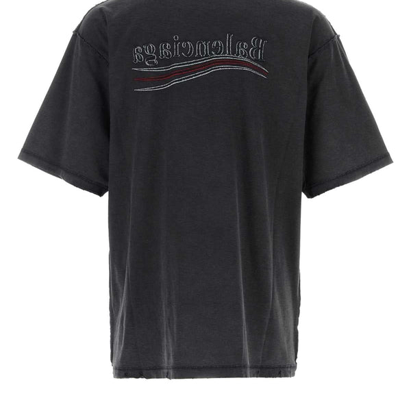 Balenciaga premium tee shirts detail and craftsmanship close-up