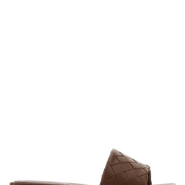 Bottega Veneta Accessories? Bottega Veneta Women Brown Leather Parco Slippers Luxury Designer Fashion Accessory