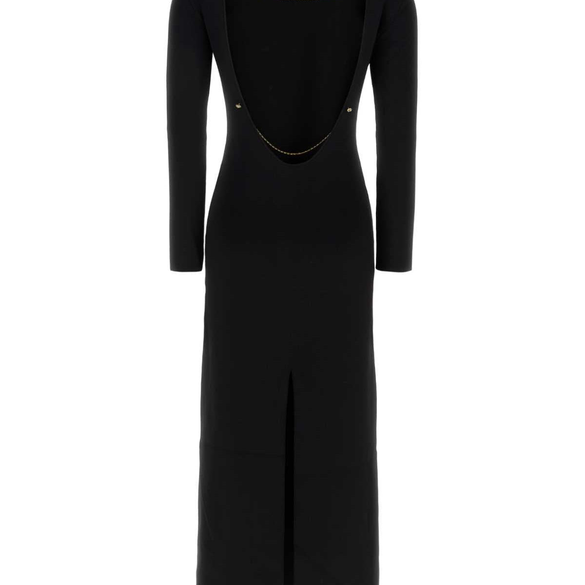 Bottega Veneta Dresses? Bottega Veneta Women Black Viscose Dress Chic Everyday Designer Dress