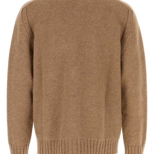 Bottega Veneta Sweaters? Bottega Veneta Men Biscuit Wool Cardigan Premium Casual Designer Knitwear