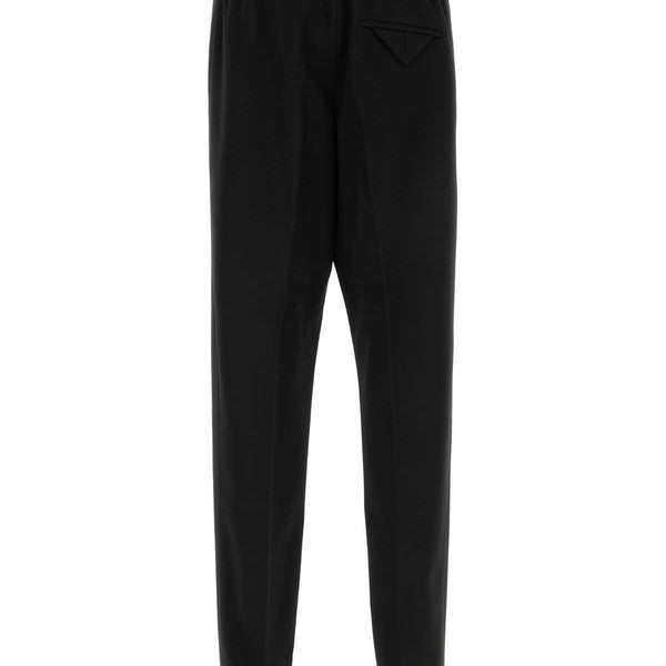 Bottega Veneta premium pants detail and craftsmanship close-up