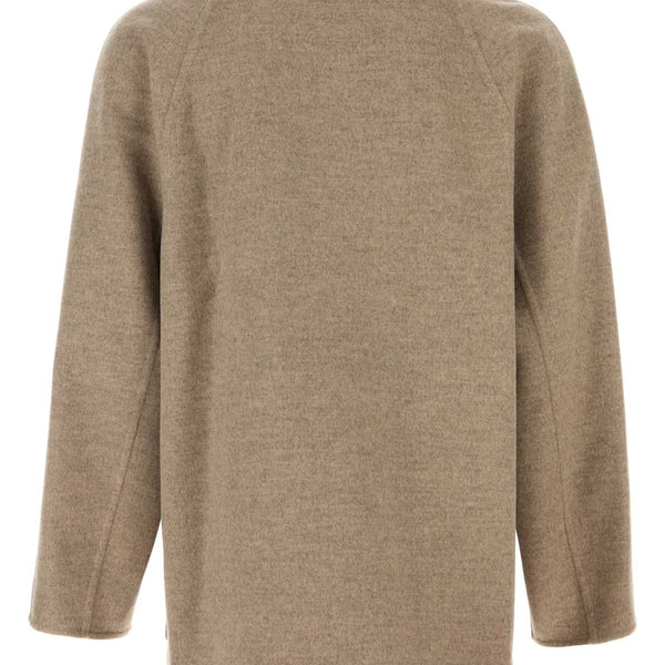 Bottega Veneta Sweaters? Bottega Veneta Men Dove Grey Wool Blend Cardigan Premium Casual Designer Knitwear