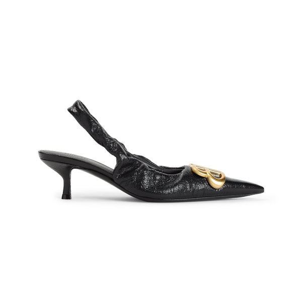 Balenciaga slides luxury designer piece front view