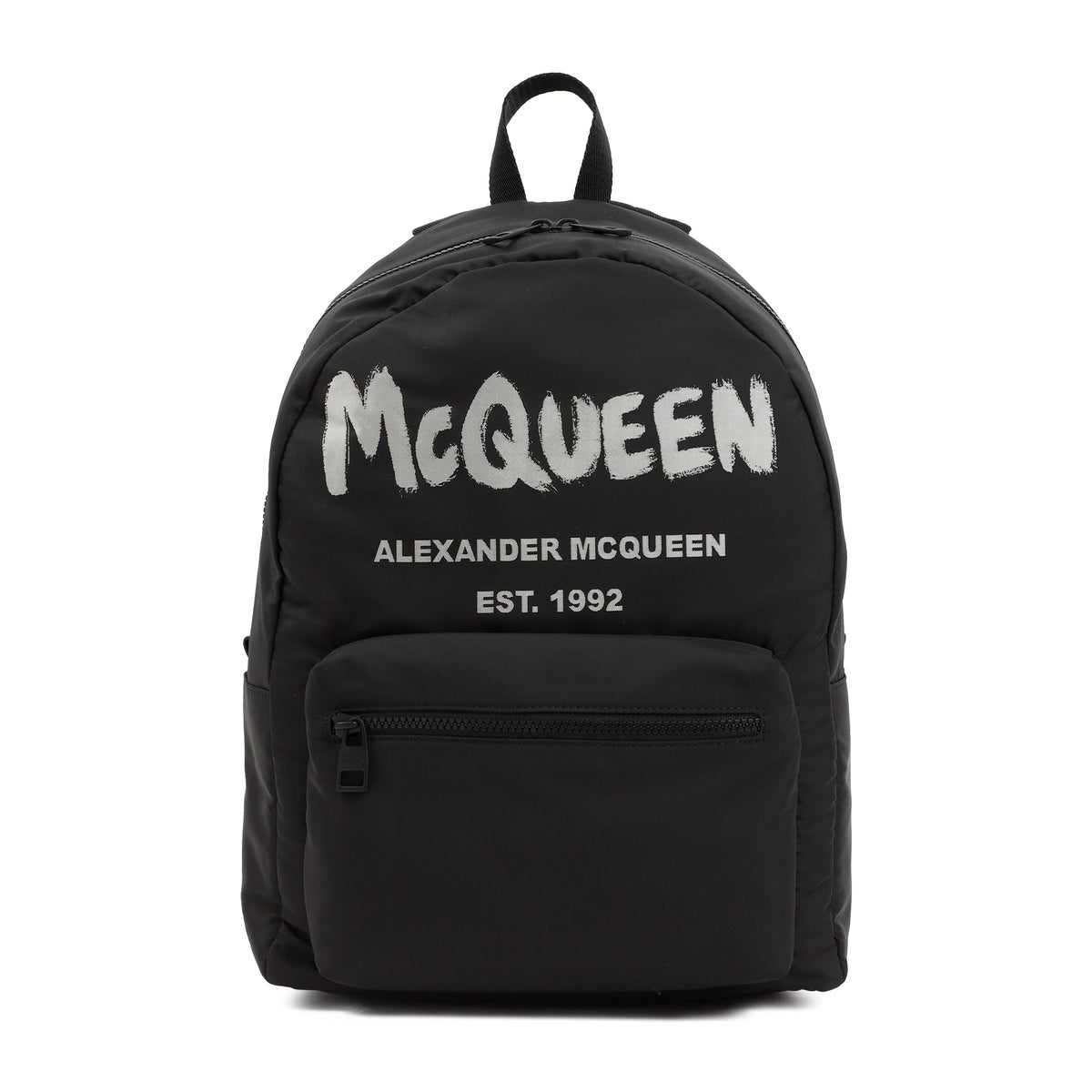 Alexander McQueen Bags? Alexander Mcqueen Graffiti Metropolitan Printed Backpack Men Elegant Everyday Designer Handbag