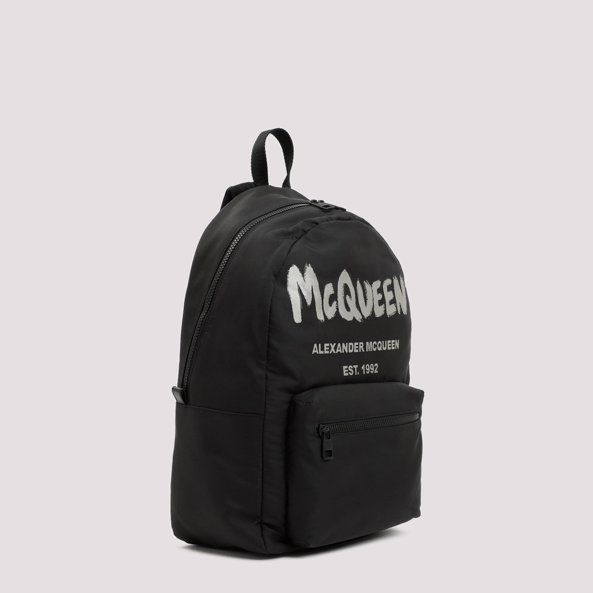 Alexander McQueen Bags? Alexander Mcqueen Graffiti Metropolitan Printed Backpack Men Elegant Everyday Designer Handbag