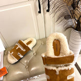 Hermès Chocolate Brown Platform Sandals - Lifestyle Styling Shot