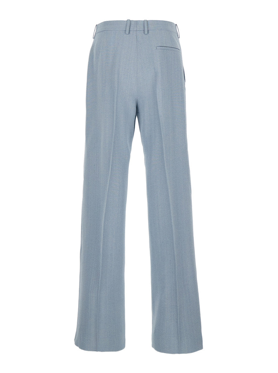 Bottega Veneta premium pants detail and craftsmanship close-up