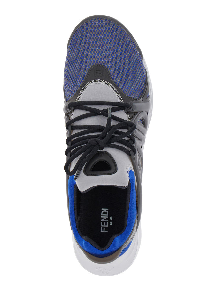 Close-up of Fendi athletic hardware and fine stitching