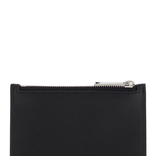 Bottega Veneta Accessories? Bottega Veneta Men Black Card-Holder With Intreccio Motif In Leather Man Premium Everyday Designer Accessory