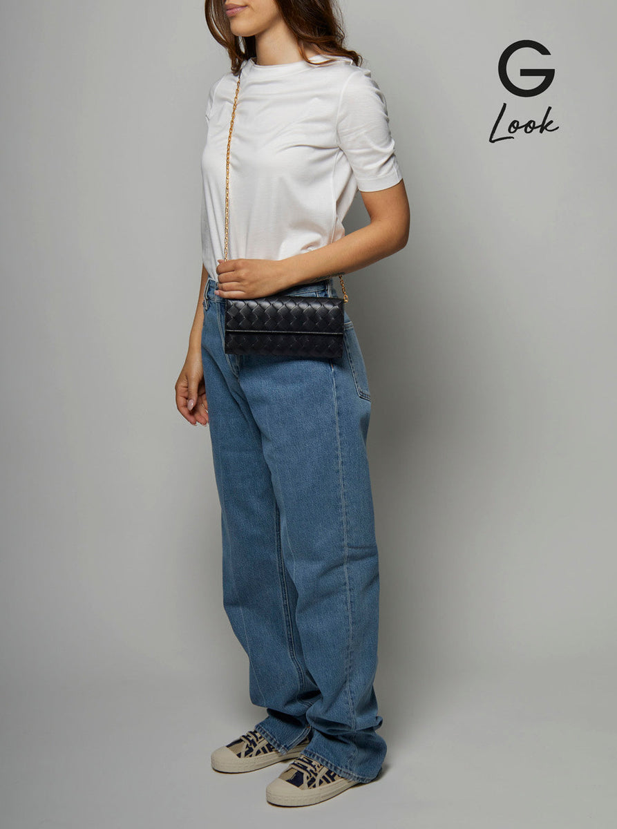 Bottega Veneta cross body bags luxury designer piece front view