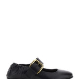 Bottega Veneta flats luxury designer piece front view