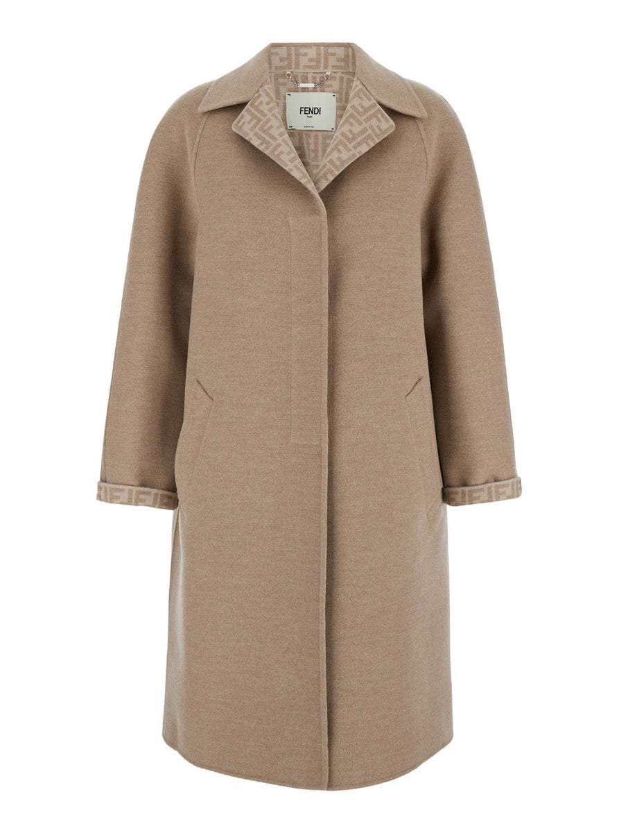 Fendi coats luxury designer piece front view