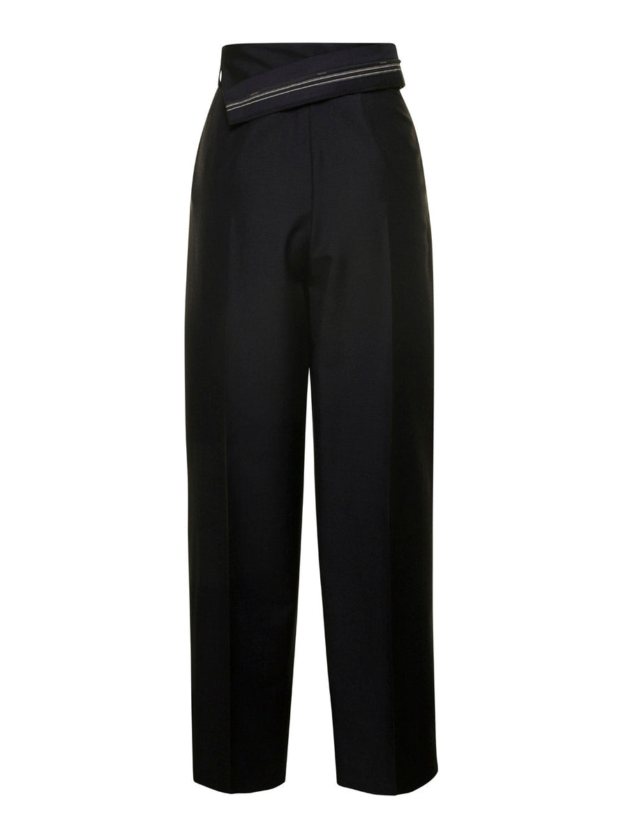 Fendi premium pants detail and craftsmanship close-up