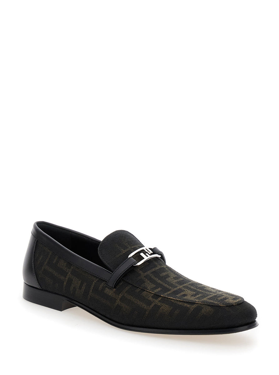 Fendi premium slides detail and craftsmanship close-up