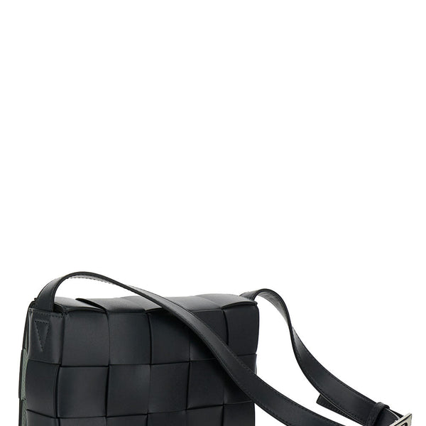 Bottega Veneta Bags? Bottega Veneta Men 'Casette' Black Medium Cross Body Bag In Leather Man Elegant Everyday Designer Handbag