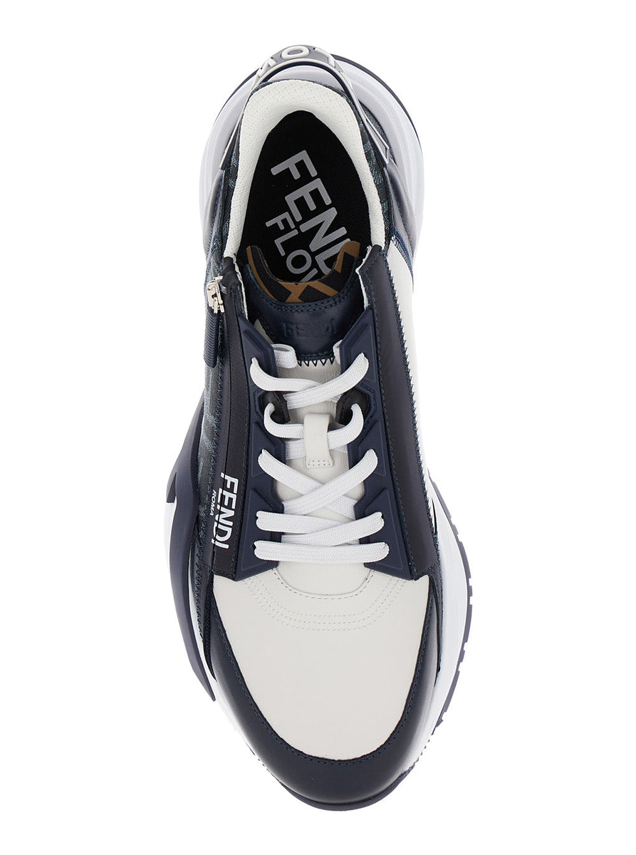 Close-up of Fendi athletic hardware and fine stitching