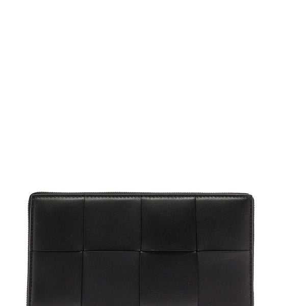 Bottega Veneta Wallets? Bottega Veneta Women Black Intreccio Nappa Leather Wallet Bottega Veneta Woman Compact Luxury Card Wallet