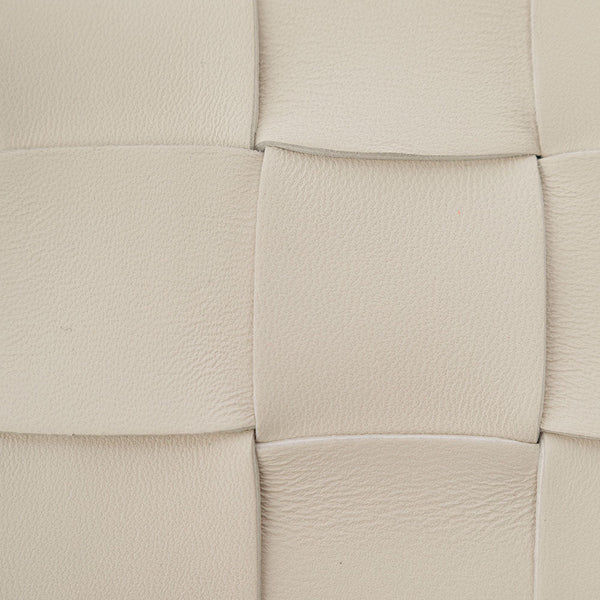 Bottega Veneta Bags? Bottega Veneta Women 'Small Cassette' White Crossbody Bag In Intreccio Nappa Leather Woman Bottega Veneta Luxury Designer Leather Handbag