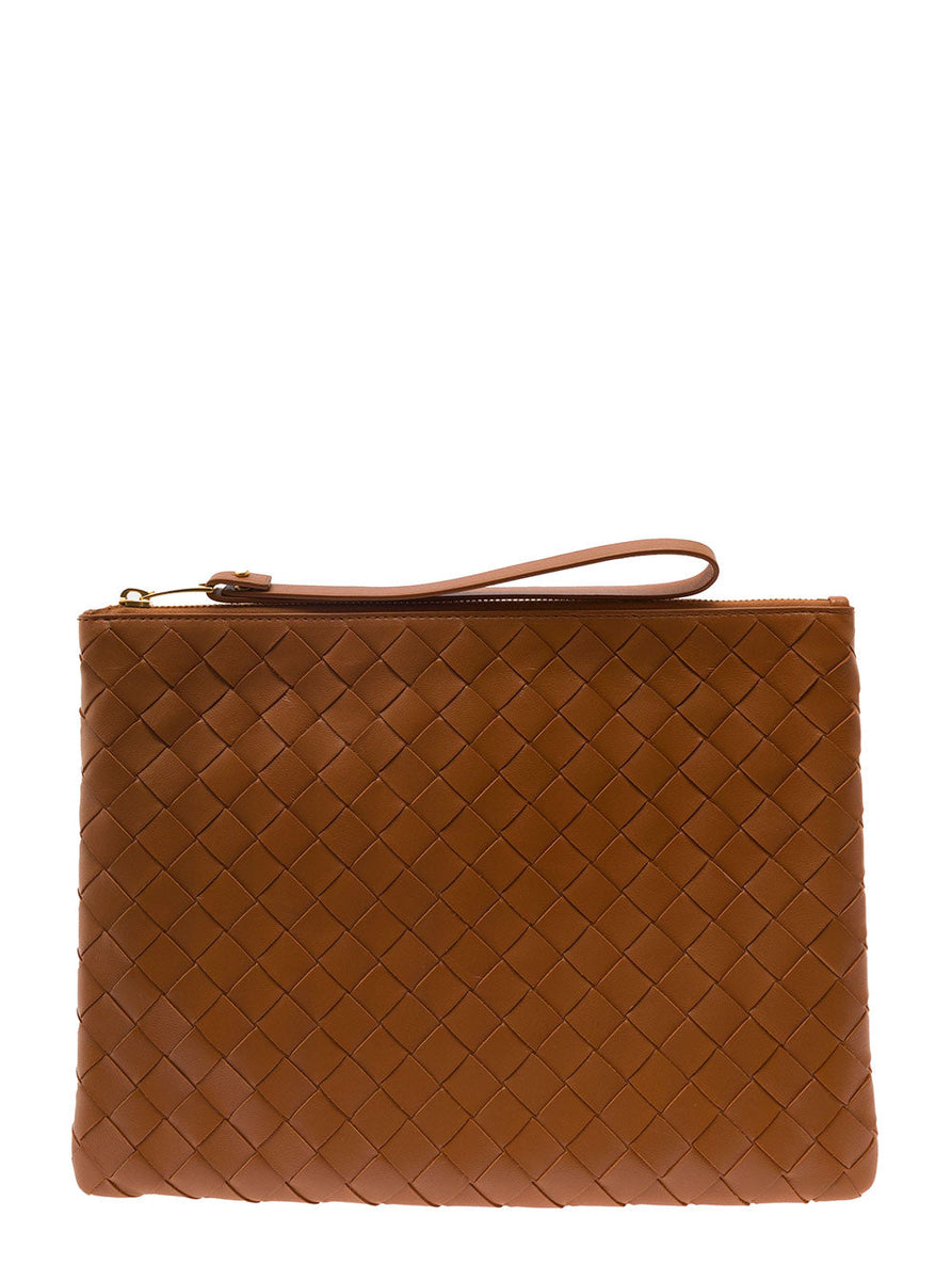 Bottega Veneta clutches luxury designer piece front view