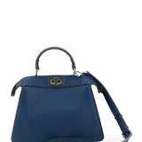 Close-up of Fendi shoulder bags hardware and fine stitching