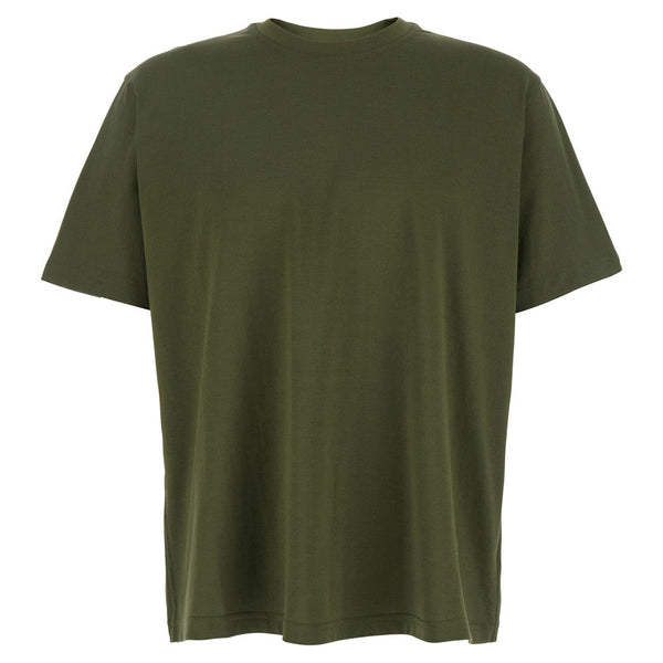 Bottega Veneta T-Shirts? Bottega Veneta Men Green Crewneck T-Shirt With Embroidered Fish In Cotton Man Casual Everyday Designer Tee