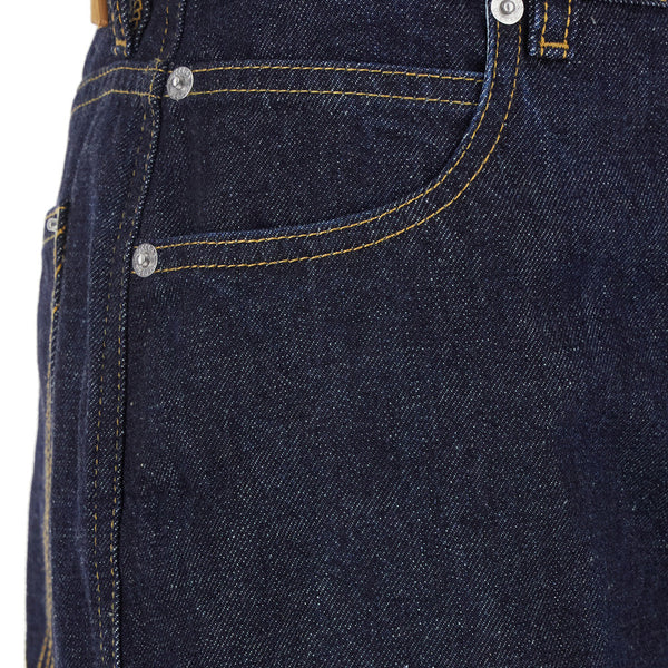 Bottega Veneta Jeans? Bottega Veneta Women 'Indigo' Blue Palazzo Jeans With Logo Patch On The Back In Cotton Woman Classic Everyday Designer Jeans