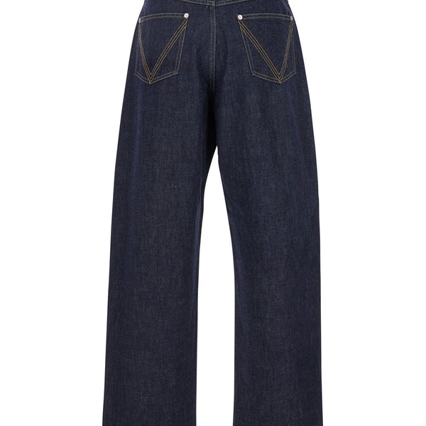 Bottega Veneta premium pants detail and craftsmanship close-up
