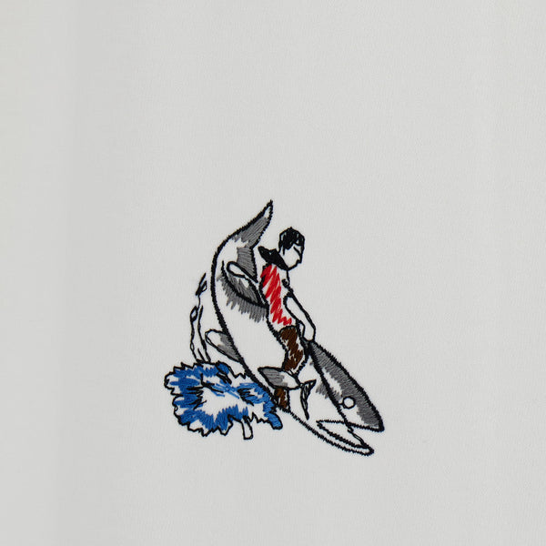 Bottega Veneta T-Shirts? Bottega Veneta Men White T-Shirt With Applied Patch On The Front In Cotton Man Casual Everyday Designer Tee