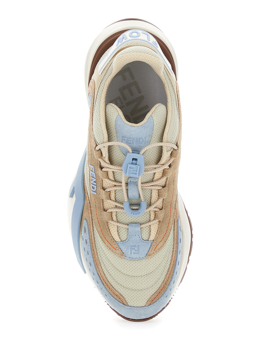 Close-up of Fendi athletic hardware and fine stitching