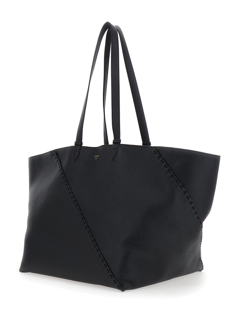 Fendi premium totes detail and craftsmanship close-up
