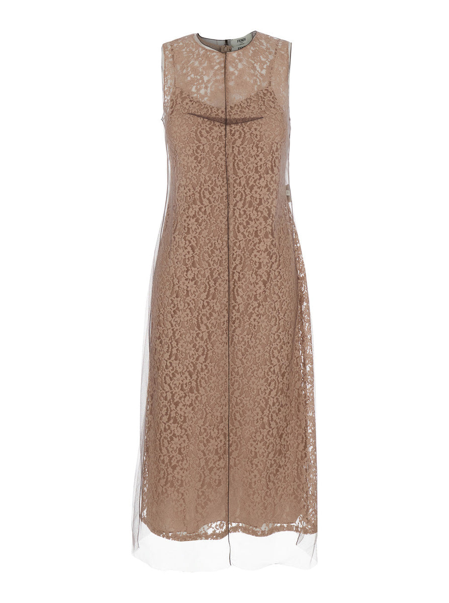 Fendi cocktail dresses luxury designer piece front view