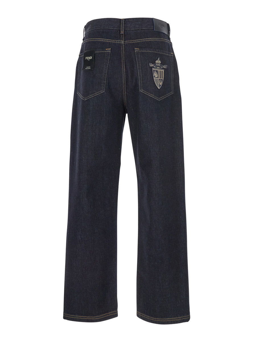 Fendi premium pants detail and craftsmanship close-up