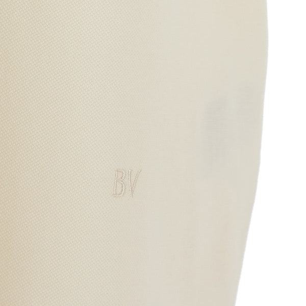 Bottega Veneta Polo Shirts? Bottega Veneta Men White Polo Shirt With Classic Collar And Logo Embroidery Detail On The Front In Cotton Man Premium Everyday Polo Shirt