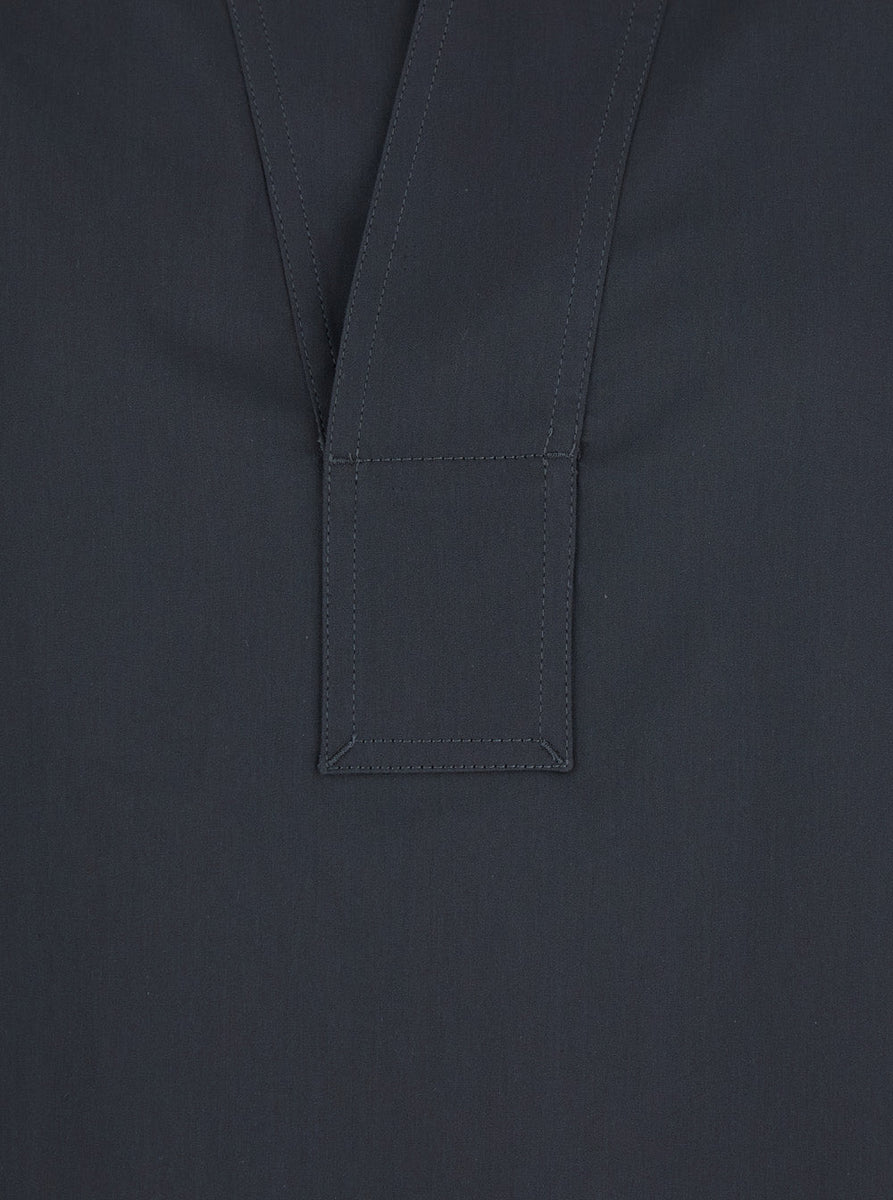 Bottega Veneta Tops? Bottega Veneta Women Grey Shirt With Deep Neckline On The Front And Long Sleeves In Cotton Poplin Woman Elegant Everyday Designer Top