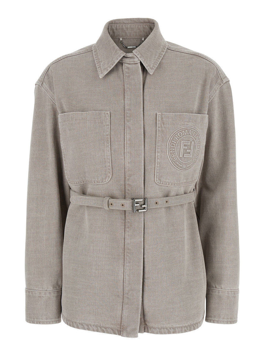 Fendi jackets luxury designer piece front view