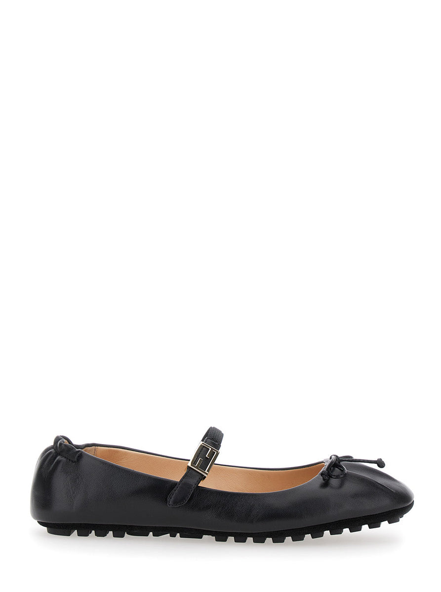 Fendi flats luxury designer piece front view