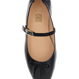 Close-up of Fendi flats hardware and fine stitching
