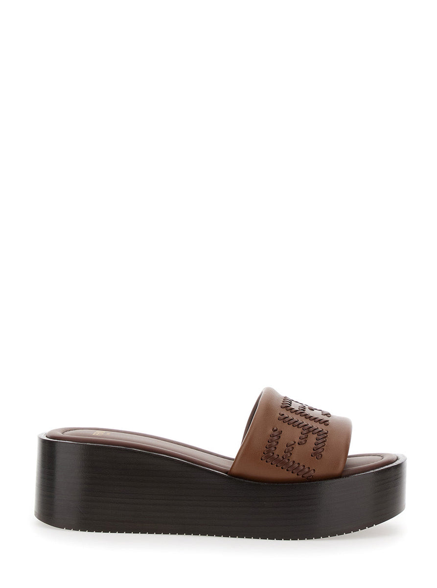 Fendi sandals luxury designer piece front view