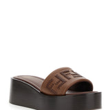 Fendi premium sandals detail and craftsmanship close-up