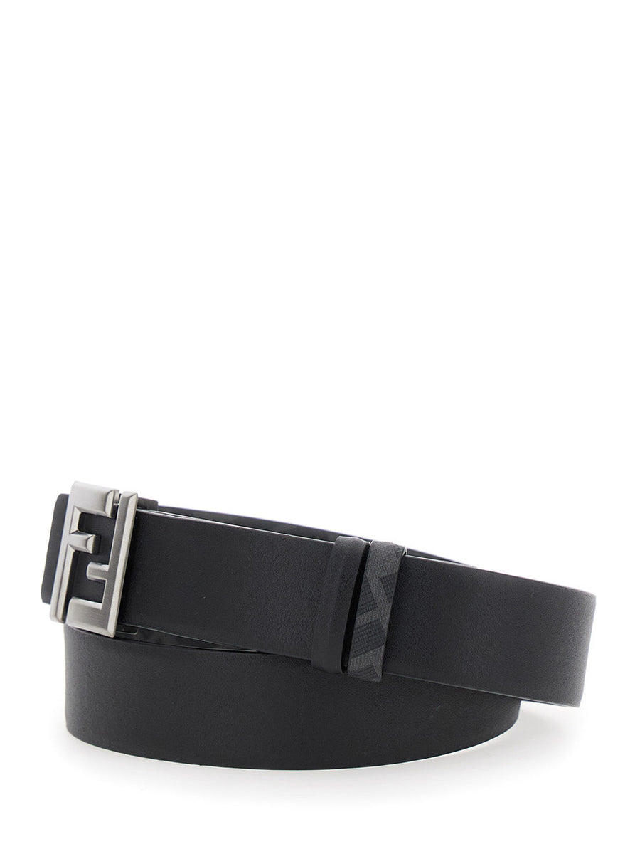 Fendi premium belts detail and craftsmanship close-up